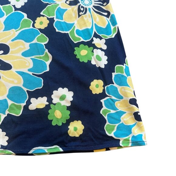 Lilly Pulitzer Twyla Mod Floral Print Dress Bell Sleeves Bold Size Small Women's - Picture 4 of 11